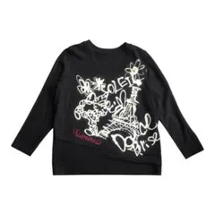 Topys トピィーズ　ウール100％　長袖トップス　プリント　L相当