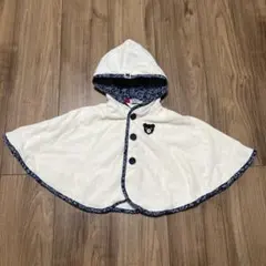 ミキハウス mikihouse doubleB ポンチョ　ベビー　日よけ