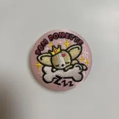 ナルミヤ 刺繍 缶バッジ ビスケット ポンポネット クー　新品