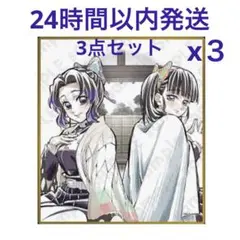 【新品未開封】鬼滅の刃 webshopくじ　アクリル色紙　胡蝶しのぶカナヲ　3点