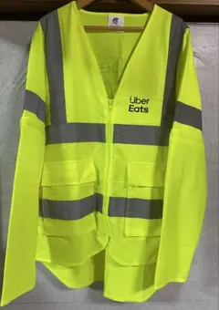 Uber Eats ウーバーイーツ ジャケット 推定Mサイズ 高視認性 メッシュ