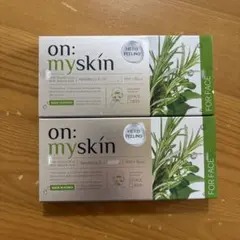 on: myskin ハーブピーリング フェイス用 8包×2箱セット