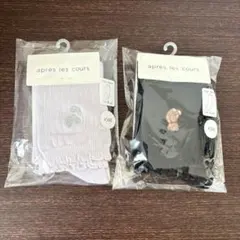 【アプレレクール】ワンポイントハイソックス　16-18cm　2点