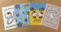 フコク生命　キティー　クリアファイル　ボールペンのサムネイル