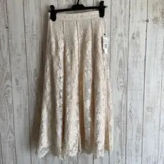 新品　fennel 定価1万6800円　スコットクラブ　ロングスカート　総レース