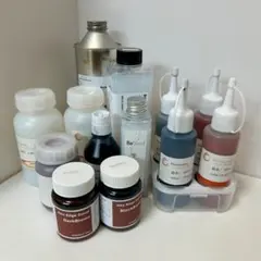 お得なセット売り！革製品 リペアキット 染料 顔料 まとめ売り