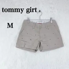 【トミーガール】レディースショートパンツ 星柄刺繍 コットン100 M ベージュ