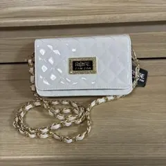 ROSE FAN FAN キルティング ショルダーバッグ ホワイト　新品のサムネイル