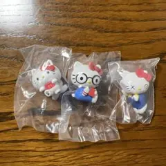 サンリオキャラクターズ めがねっこちゃんフィギュア キティ 他3点まとめ売り