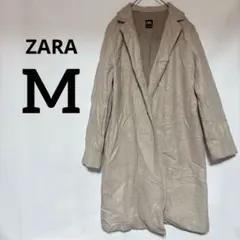 値下げ歓迎✨ ZARA 【M】 ベージュ チェスターコート 冬 ザラ ロング