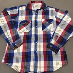 70s′80s′ヴィンテージFIVE BROTHER ネルシャツ トリコカラー