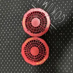 BURTLE Air Craft ファンカバー レッド 2個セット 12v専用のサムネイル