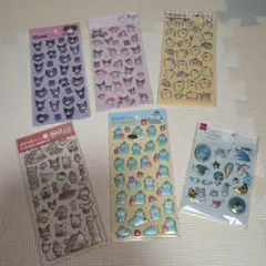 (新品・未開封) サンリオ ぷくっとシール デコレーションシール ６枚セット