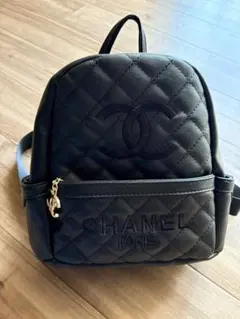 【大人気 】CHANEL シャネル ノベルティ リュック バッグ ブラック