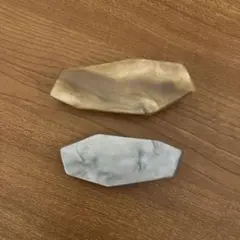 ヘアクリップ 2個セット アネモネ