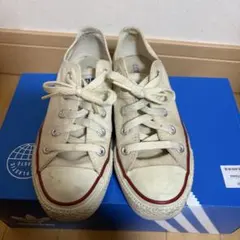 Converse All Star 奶油色運動鞋 23.0公分