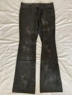 本日限定価格5351プールオムディレクターズラインパイソン&レザーショートブーツ 5351POUR LES HOMMES「【別注/ZDA】ナイロンライン レザー