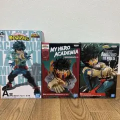 美品 まとめ売り 僕のヒーローアカデミア 緑谷出久フィギュアセット 一番くじ 他