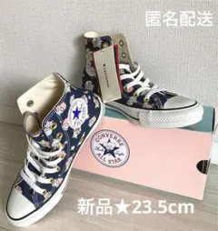 ★新品★CONVERSE★キキララ40周年 コラボモデル スニーカー★NAVY