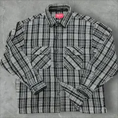 AW2022 Suprem ヘビー ネルシャツ アウター セカンド型