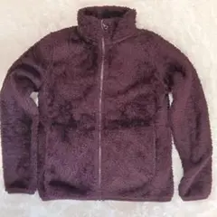 【UNIQLO 】ユニクロ ファーリーフリースフルジップジャケット 赤茶 S