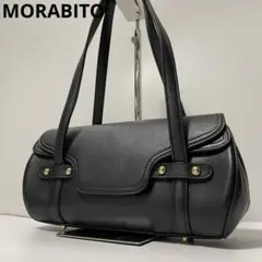 ■未使用級■ MORABITO ハンドバッグ　肩掛け　レザー　　黒