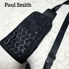 専用 Paul Smith ボディバッグ ショルダーバッグ レザー ブラック