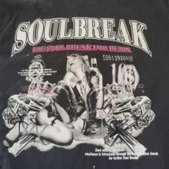 SOUL BREAK グラフィックトレーナー XXL ブラック