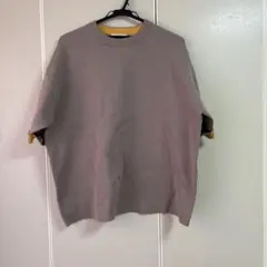 FREAK'S STORE 接触冷感ニット 裏配色 半袖 プルオーバーのサムネイル