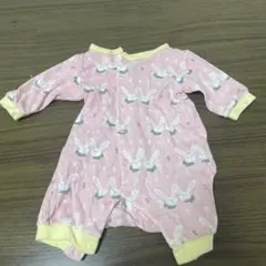 a.l.c. うさぎ柄ロンパース 60