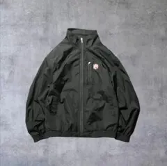 00s St.Scott nylon black jacket 紋章 track