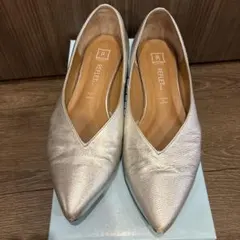 REFLET TOKYO シルバー パンプス