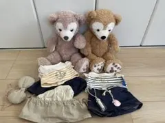 ダッフィー　シェリーメイ　ぬいぐるみ・コスチュームセット