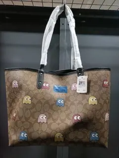COACHコーチ×パックマン トートバッグ タグ付 カビ有