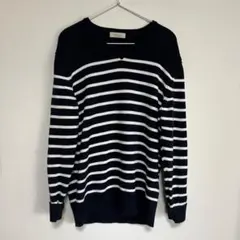 ニットセーター　ボーダー ZARA ザラ Lサイズ