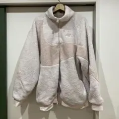 NIKE ナイキ ボアジャケットピンク スウッシュオーバーサイズ リバーシブル