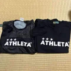 ATHLETA 黒 Tシャツ 160サイズ　ロンT ２枚