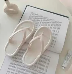 ビーチサンダル シャワーサンダル サンダル 27.5 ホワイト 男女兼用 新品