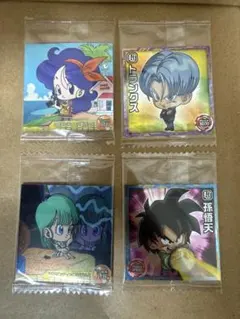 【新品、未使用】ドラゴンボール ステッカー 4枚セット