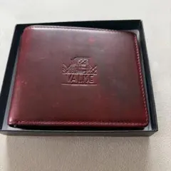 VALISE 二つ折り財布 ボルドー レザー