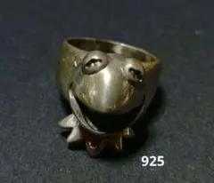 Kermit the Frog 限定版リング カーミット シルバー925 Kermit the Frog 限定版リング カーミット シルバー925② - メルカリ