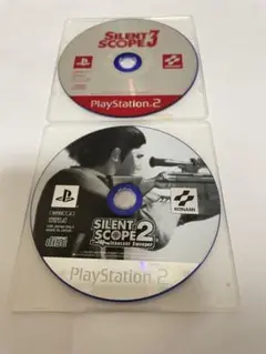 PS2 ソフト 2本セット サイレントスコープ 2+3 動作確認済【B278】