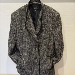 MISSSEL テーラードジャケット 黒白ツイード