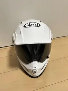 ☆中古美品☆アライ　ヘルメット　ツアークロス3 グロスホワイト Arai アライ TOUR CROSS3 グラスホワイト ツアークロス3 オフロード