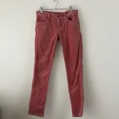 Lee ピンク コーデュロイ パンツ
