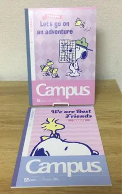 スヌーピー キャンパスノート 横線 2冊