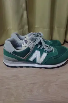 New Balance 574 グリーン スニーカー