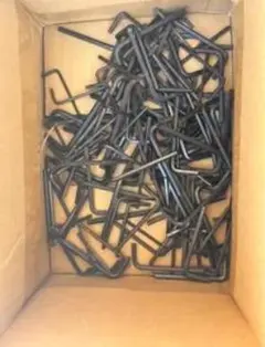 金属製ペグ 黒色 多数