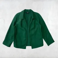 vintage TALBOTS アイリッシュリネン リネンジャケット グリーンのサムネイル