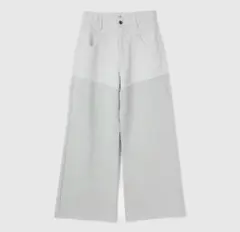 新品SeaRoomlynn スウェットDOCKINGデニムパンツ 25インチ